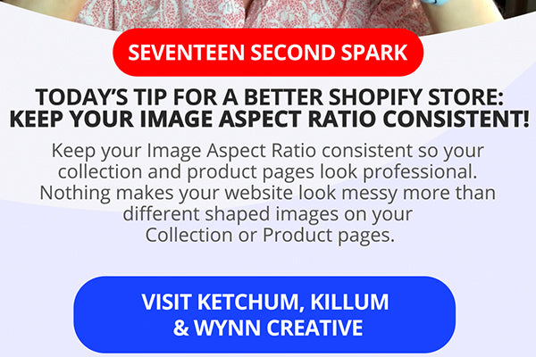 Top 10 Shopify Experts Vancouver - Keep Your Image Aspect Ratio Consistent for a Professional Looking Shopify Website