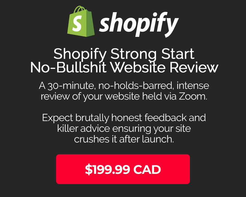 No-Bullshit Shopify Website Review - Ketchum, Killum & Wynn Creative Inc.